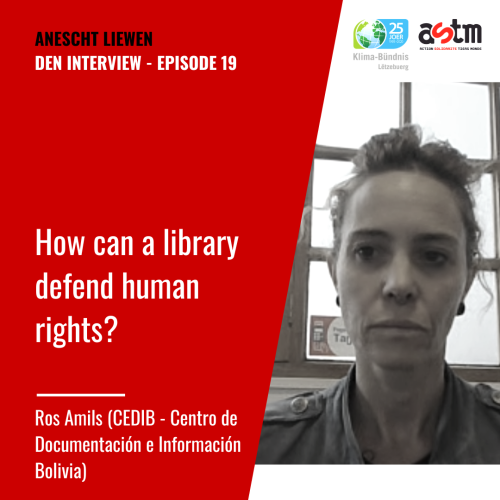 How can a library defend human rights?