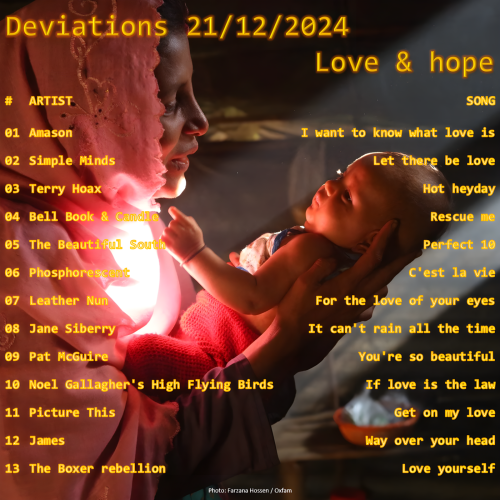 Deviations N° 0036 – 21.12.2024 – In the spotlight – Love & hope